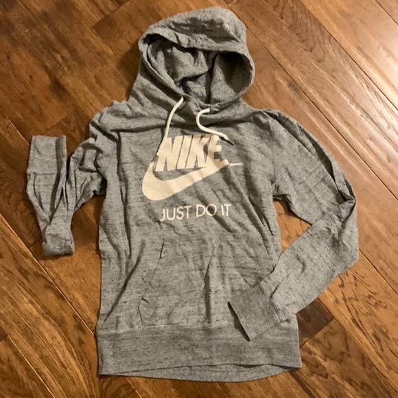 Nike | Tops | Nike Long Sleeve Hooded Tee Hoodie | Poshmark